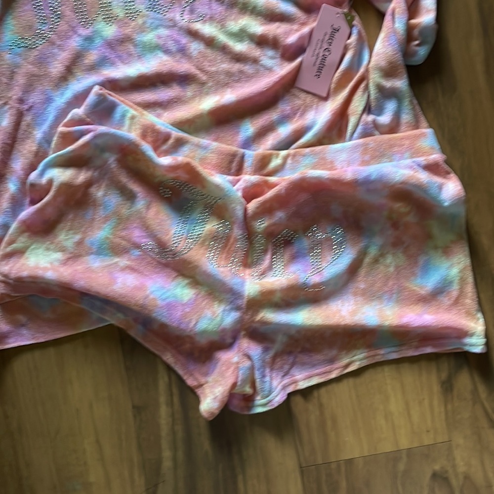 Juicy couture two piece tie dye pajamas loungewear - Picture 4 of 4